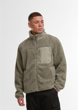 BYB - Μπουφάν Sherpa Fleece BY406 Build Your Brand Unisex Pale Olive