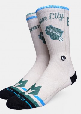 Stance - Stance Milwaukee Bucks Badged Unisex Κάλτσες (9000264957_1523)
