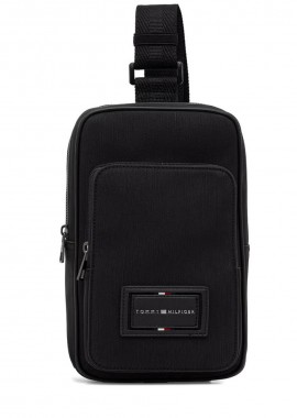 Tommy Hilfiger - Ανδρική Τσάντα Χιαστί Tommy Hilfiger AM0AM14466-BDS Μαύρη